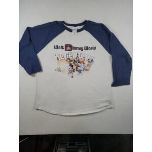 Walt Disney World Preview Center Shirt Mens XL 3/4 Sleeve Disney Parks